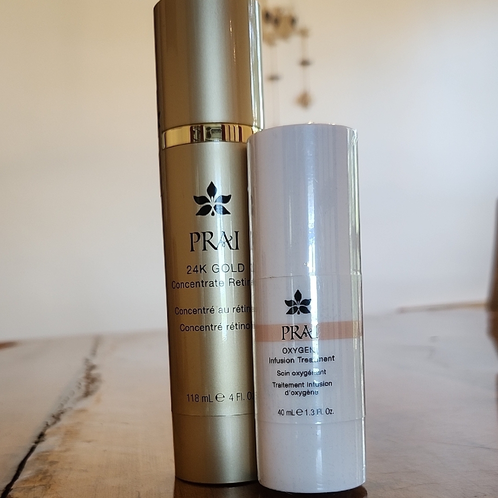 PRAI 24K Gold Retinol and Oxygen Infusion Set